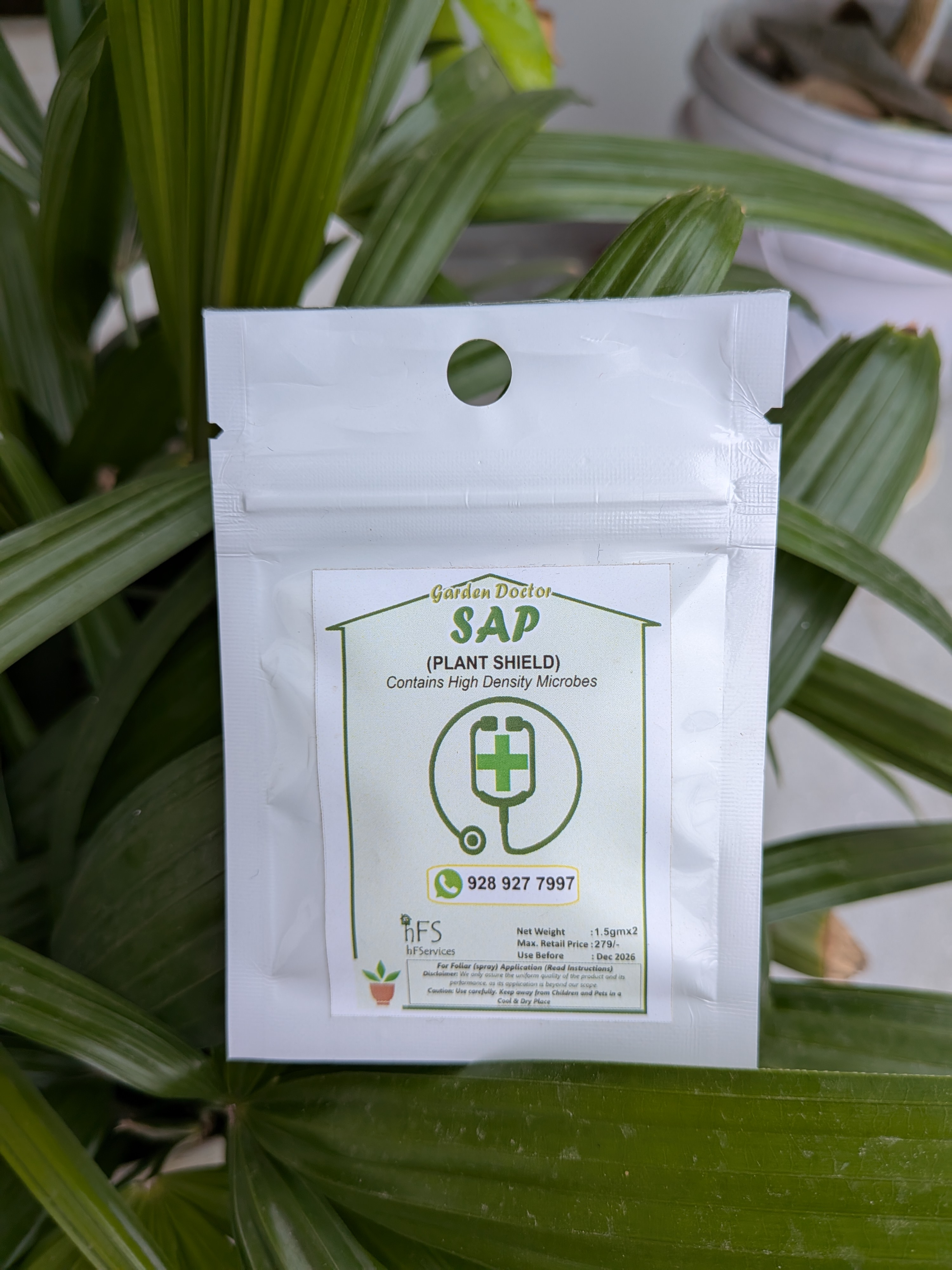 SAP (1 gm) - Preserve Root & Plant Health (Pack of 2) Shipping free